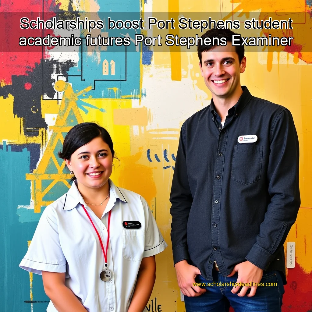 Artistic representation for Scholarships boost Port Stephens student academic futures Port Stephens Examiner