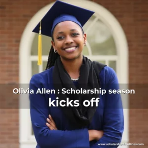 Artistic representation for Olivia Allen : Scholarship season kicks off