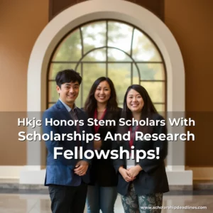 Artistic representation for Hkjc Honors Stem Scholars With Scholarships And Research Fellowships!