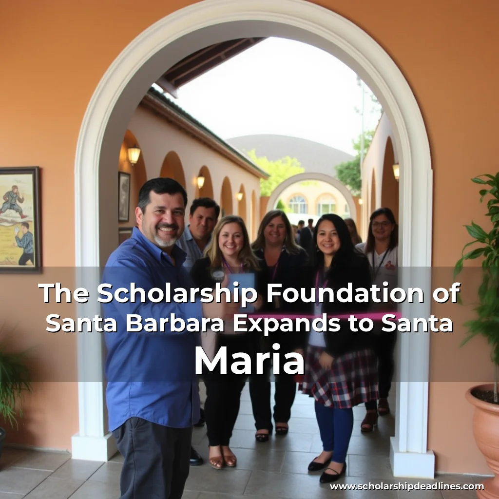 Artistic representation for The Scholarship Foundation of Santa Barbara Expands to Santa Maria