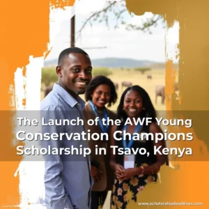 Artistic representation for The Launch of the AWF Young Conservation Champions Scholarship in Tsavo, Kenya