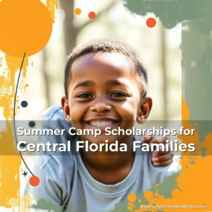Artistic representation for Summer Camp Scholarships for Central Florida Families