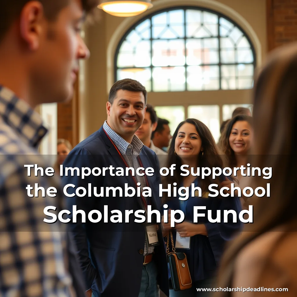 Artistic representation for The Importance of Supporting the Columbia High School Scholarship Fund