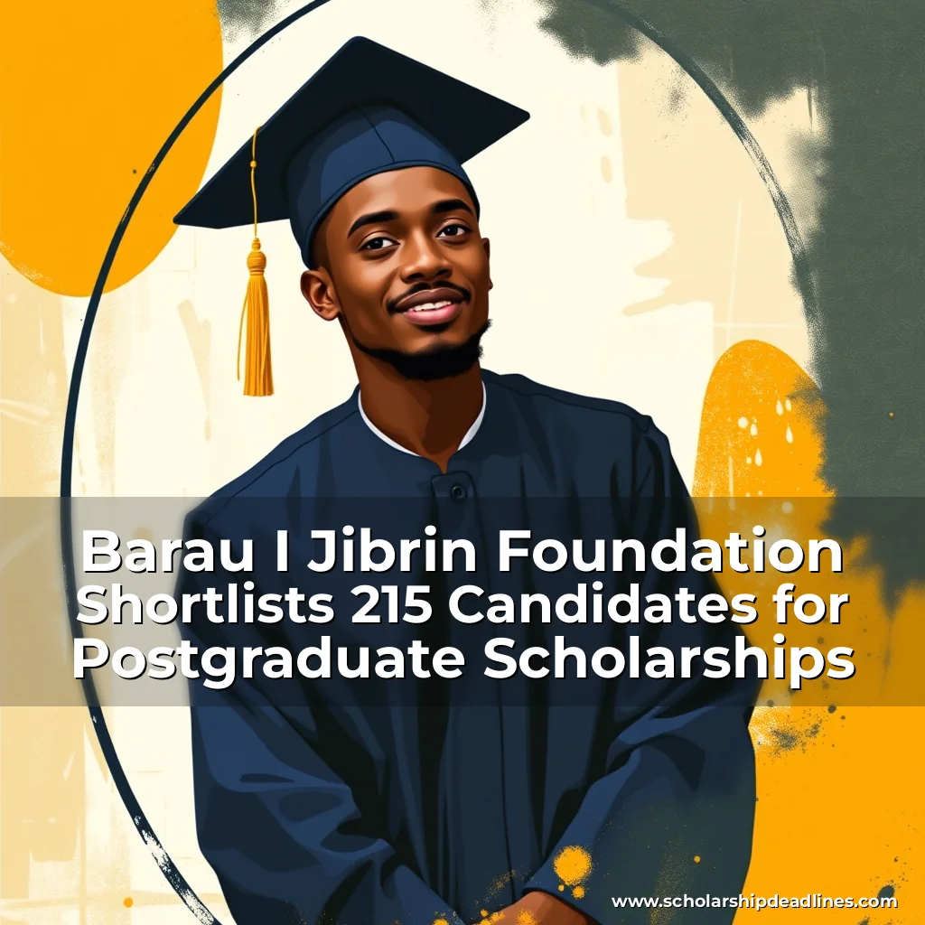 Artistic representation for Barau I Jibrin Foundation Shortlists 215 Candidates for Postgraduate Scholarships
