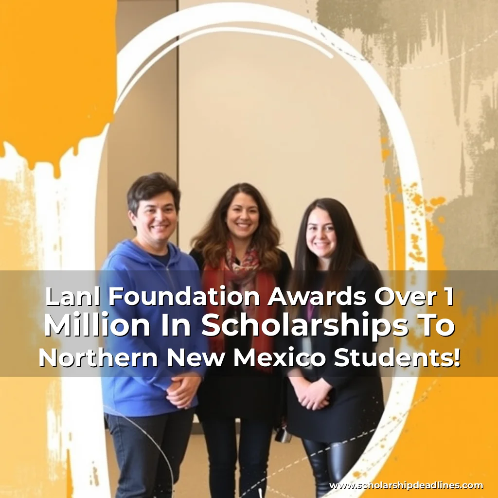 Artistic representation for Lanl Foundation Awards Over 1 Million In Scholarships To Northern New Mexico Students!