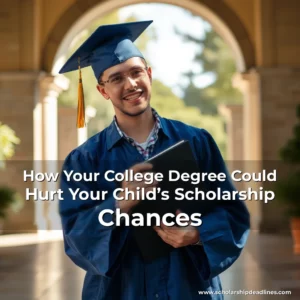 Artistic representation for How Your College Degree Could Hurt Your Child’s Scholarship Chances
