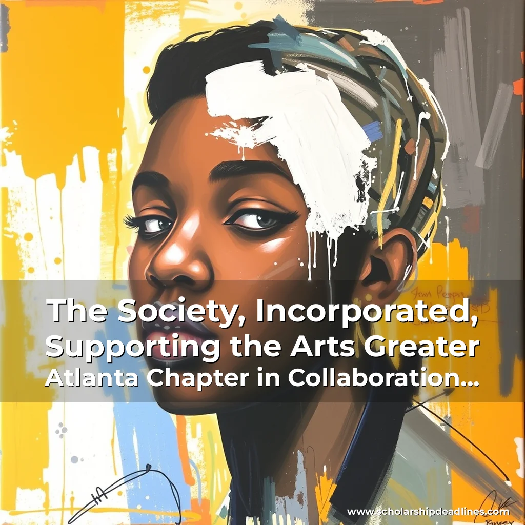 Artistic representation for The Society, Incorporated, Supporting the Arts Greater Atlanta Chapter in Collaboration with the Southwest Arts Center Presents the 21st Annual Kevin Cole South Fulton County High Schools Juried Art Competition