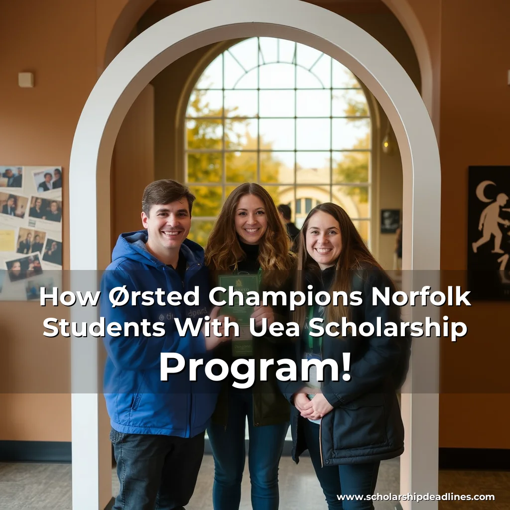 Artistic representation for How Ørsted Champions Norfolk Students With Uea Scholarship Program!