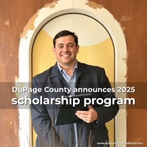 Artistic representation for DuPage County announces 2025 scholarship program