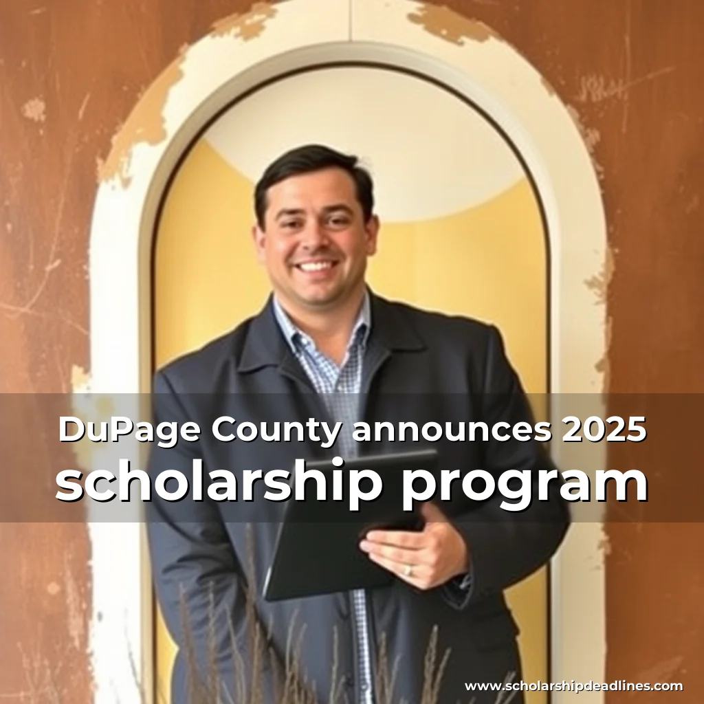 Artistic representation for DuPage County announces 2025 scholarship program
