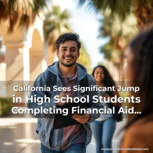 Artistic representation for California Sees Significant Jump in High School Students Completing Financial Aid Applications