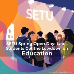 Artistic representation for SETU Spring Open Day: Laois Students Get the Lowdown on Education