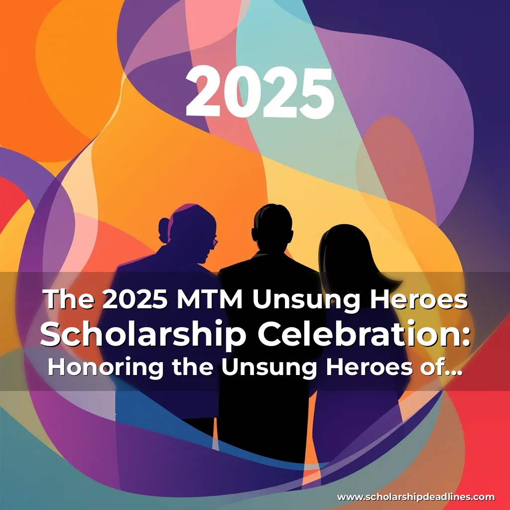 Artistic representation for The 2025 MTM Unsung Heroes Scholarship Celebration: Honoring the Unsung Heroes of Athens and Limestone County
