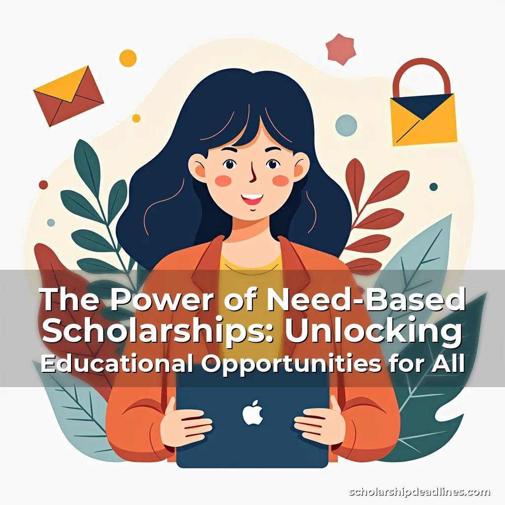 Artistic representation for The Power of Need-Based Scholarships: Unlocking Educational Opportunities for All