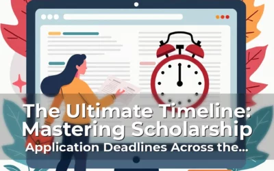 The Ultimate Timeline: Mastering Scholarship Application Deadlines Across the Globe