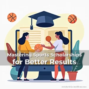 Artistic representation for Mastering Sports Scholarships for Better Results