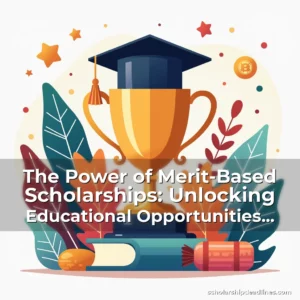 Artistic representation for The Power of Merit-Based Scholarships: Unlocking Educational Opportunities Through Excellence