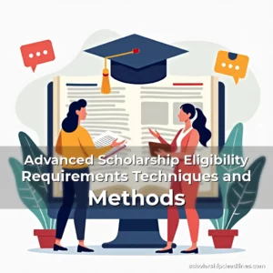 Artistic representation for Advanced Scholarship Eligibility Requirements Techniques and Methods