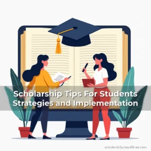 Artistic representation for Scholarship Tips For Students Strategies and Implementation